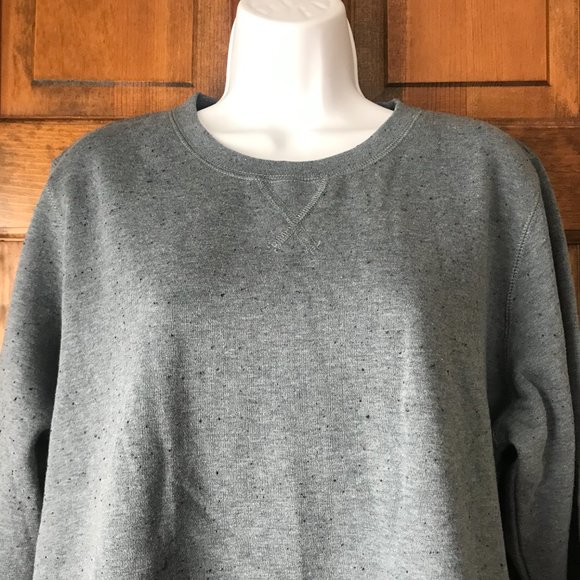 NWOT Orvis Blue Marl Crewneck Tunic-Style Sweatshirt X-Large - Picture 5 of 15